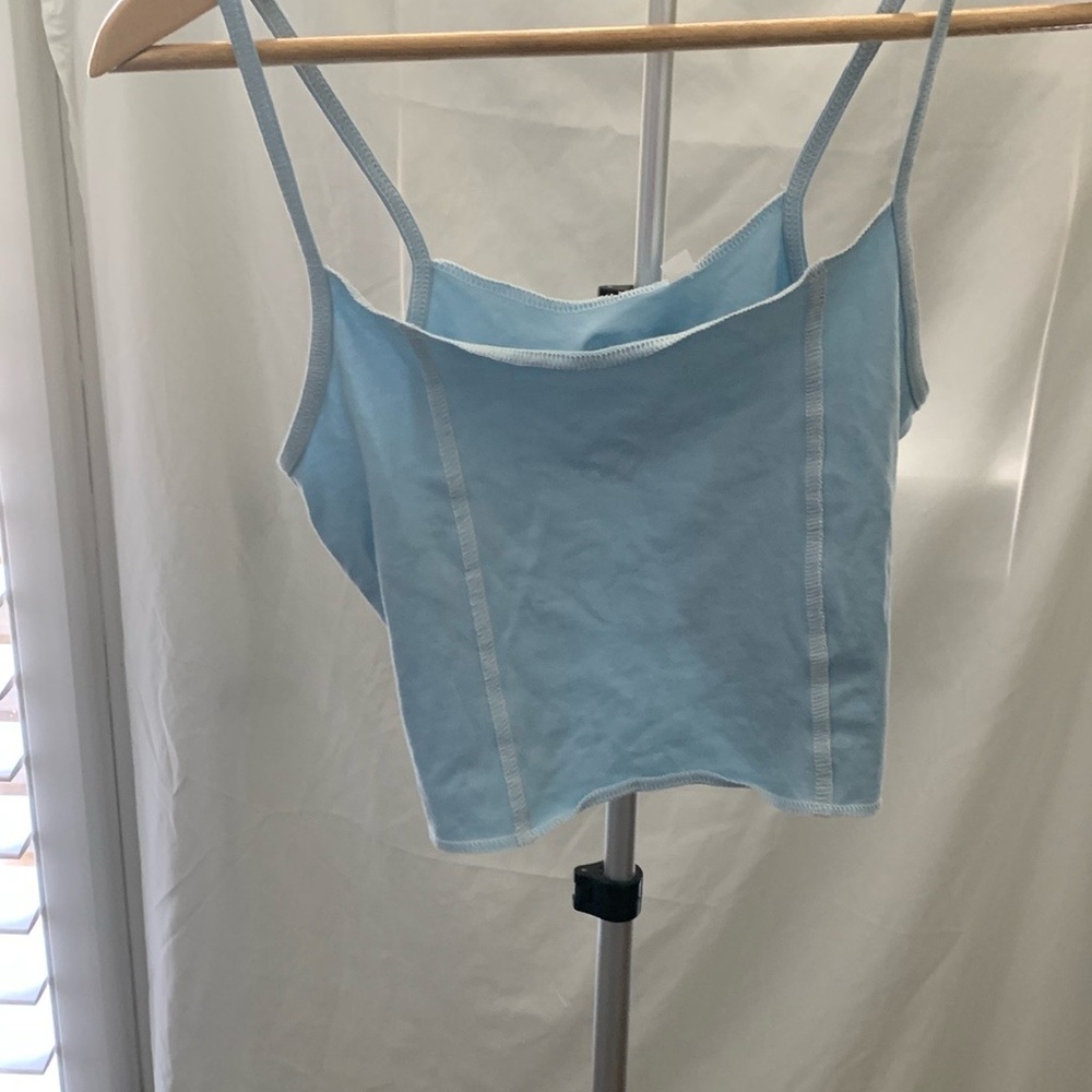 PacSun Sky Blue Crop Top